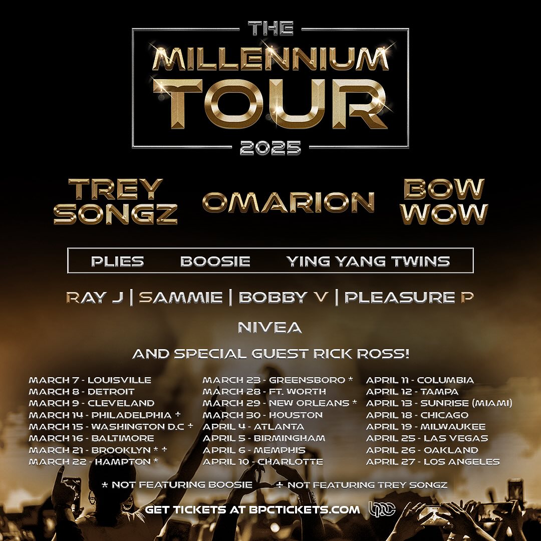 The Millennium Tour Poster 2025